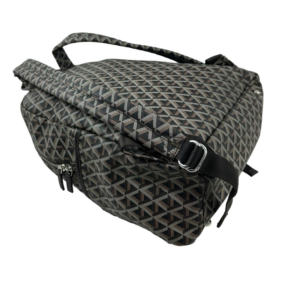 Genuine LANCASTER Paris signature backpack rucksack canvas pvc  work school - Picture 13 of 15